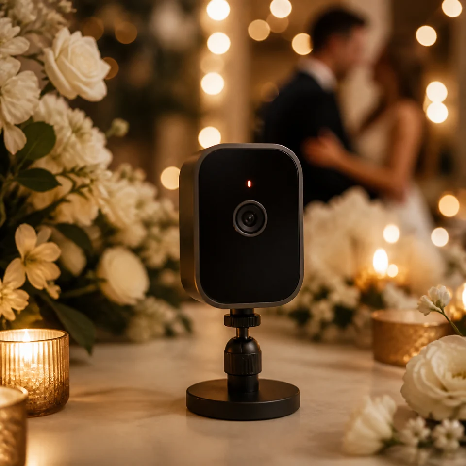 Kısa düğün videoları için Video Booth kamerası